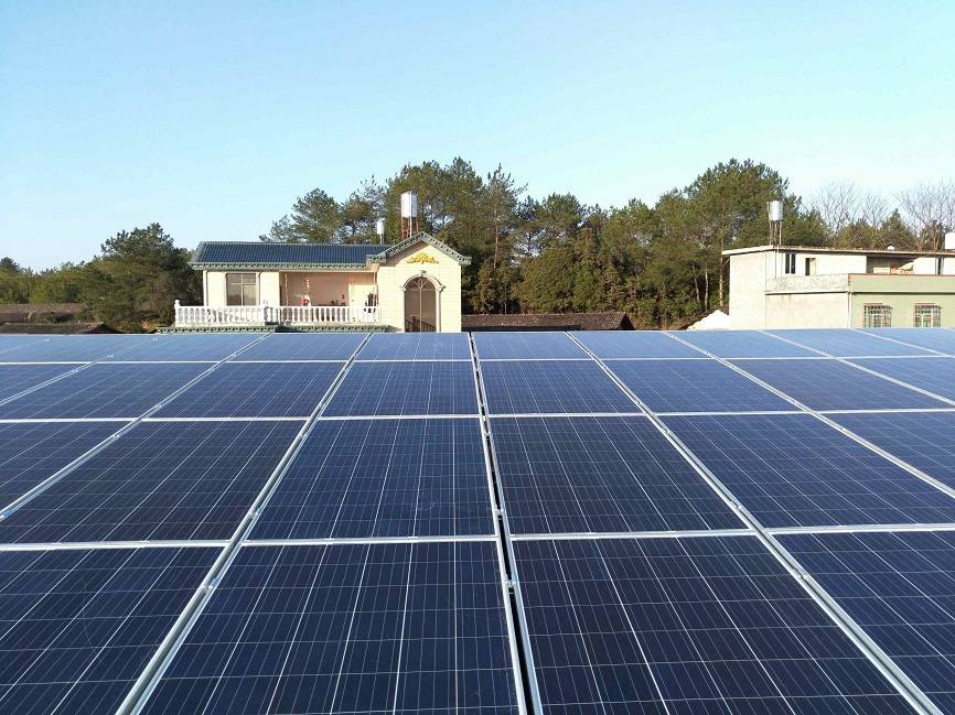 福建龙岩1.3MWp户用光伏发电联建项目