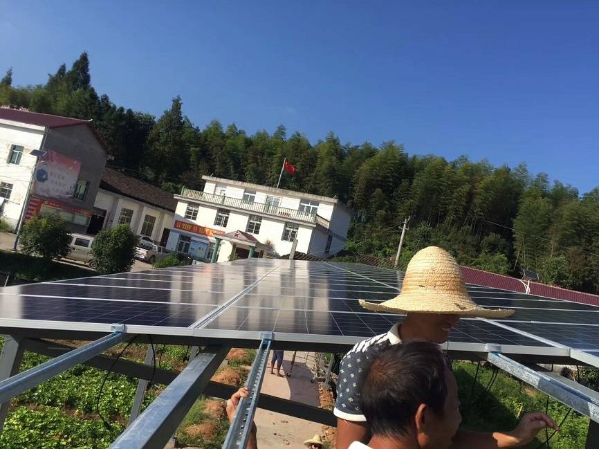 福建省光泽县760KW光伏长廊项目